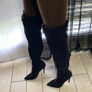 Knee high heels